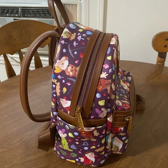 Loungefly seven dwarfs mini backpack set